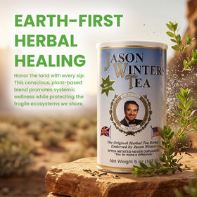 Jason Winters Classic Blend tea serving ritual with balanced flavor.