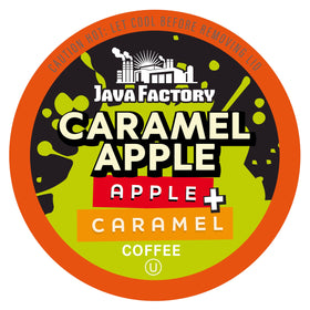 Java Factory caramel apple coffee pod, sugar-free indulgence for K-Cup brewers.