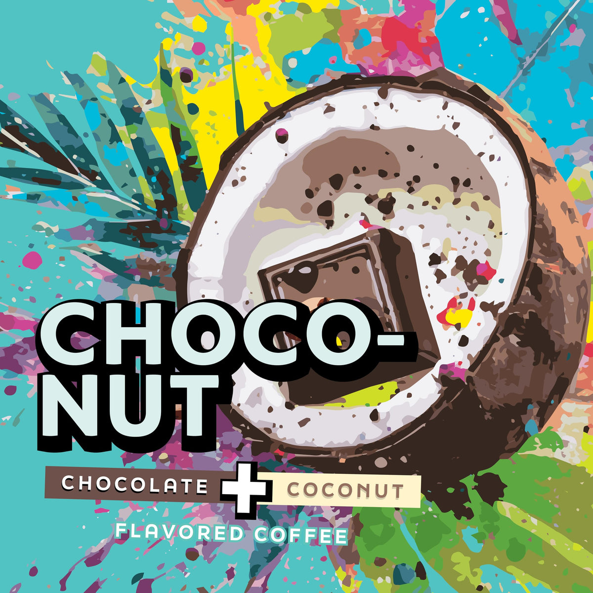 Java Factory Choconut packaging 80-count demonstrates value for home or office use