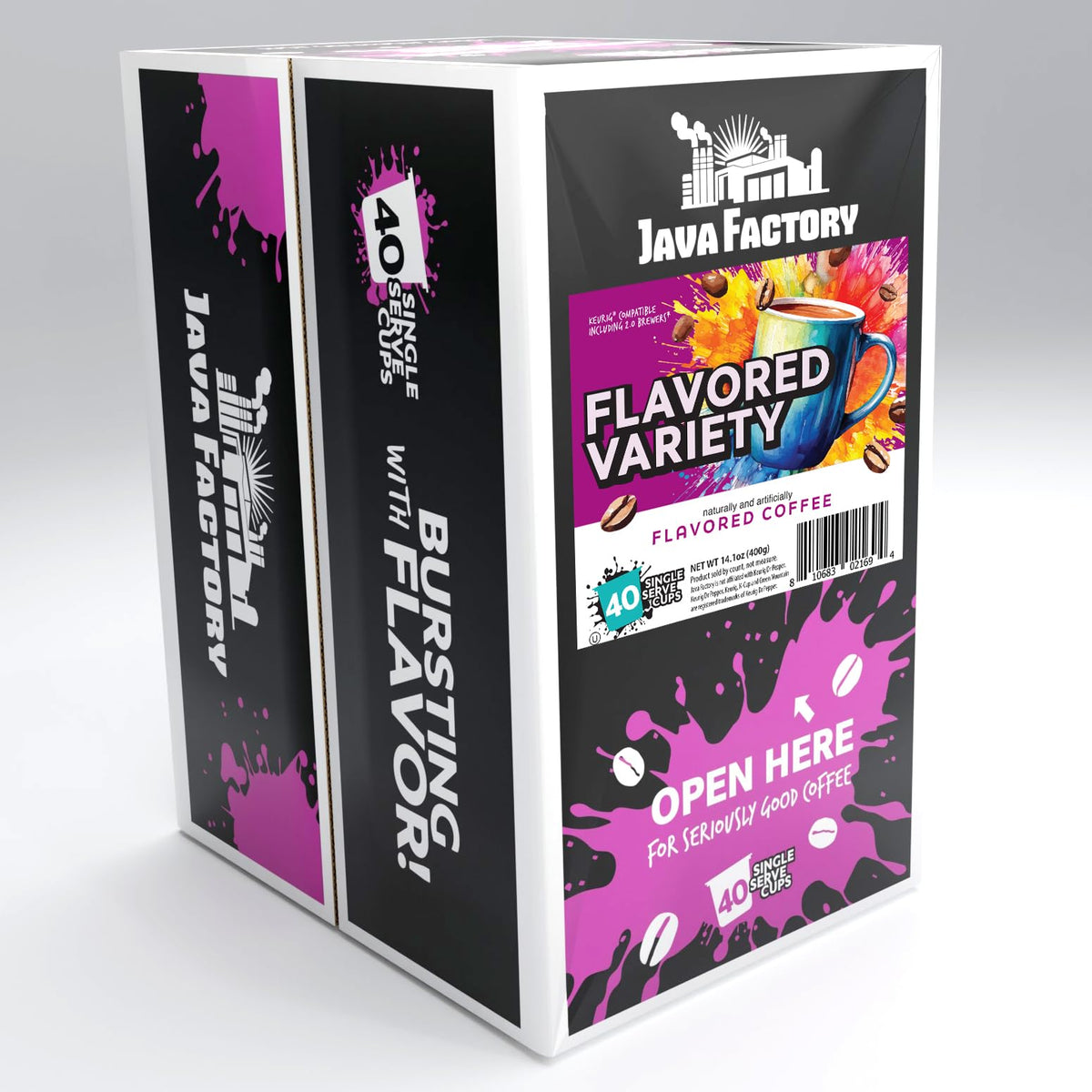 Java Factory Choco Nut pod for rich, indulgent mornings.