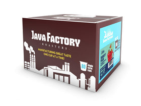 Java Factory Keurig K-Cup compatible pods for quick, easy brewing