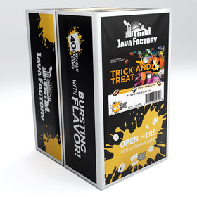 Java Factory pumpkin marshmallow-flavor pod delivering cozy autumn aroma for everyday coffee moments.