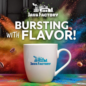 Java Factory S'mores coffee mug pour captures a cozy, comforting moment.