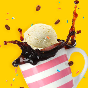 Java Factory Vanilla Dream flavor swatch emphasizing vanilla and butter toffee