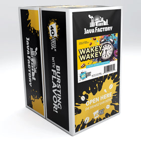 Java Factory Wakey Wakey pods on Keurig brewer deliver quick, mess-free coffee