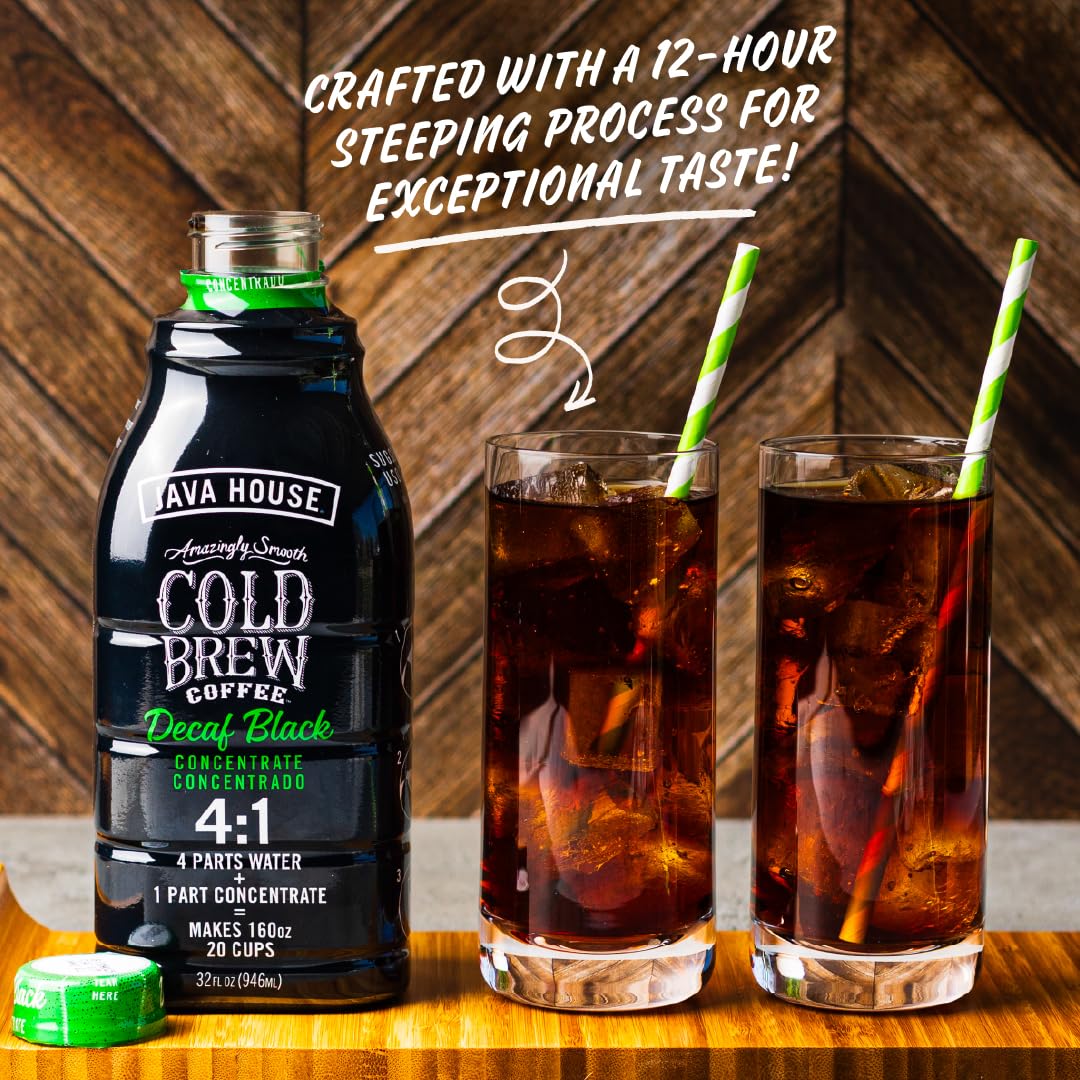 Java House cold brew poured over ice with rich aroma