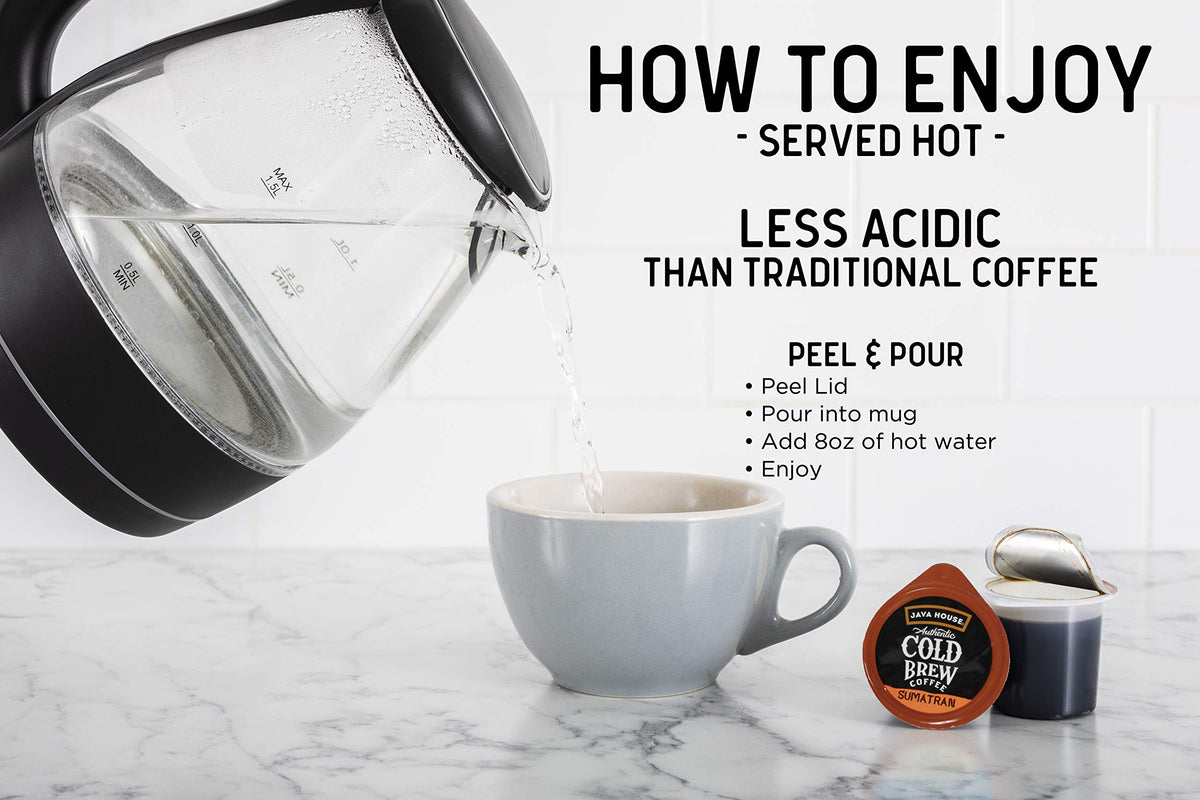 Java House cocoa-spice notes close-up evokes bold aroma.