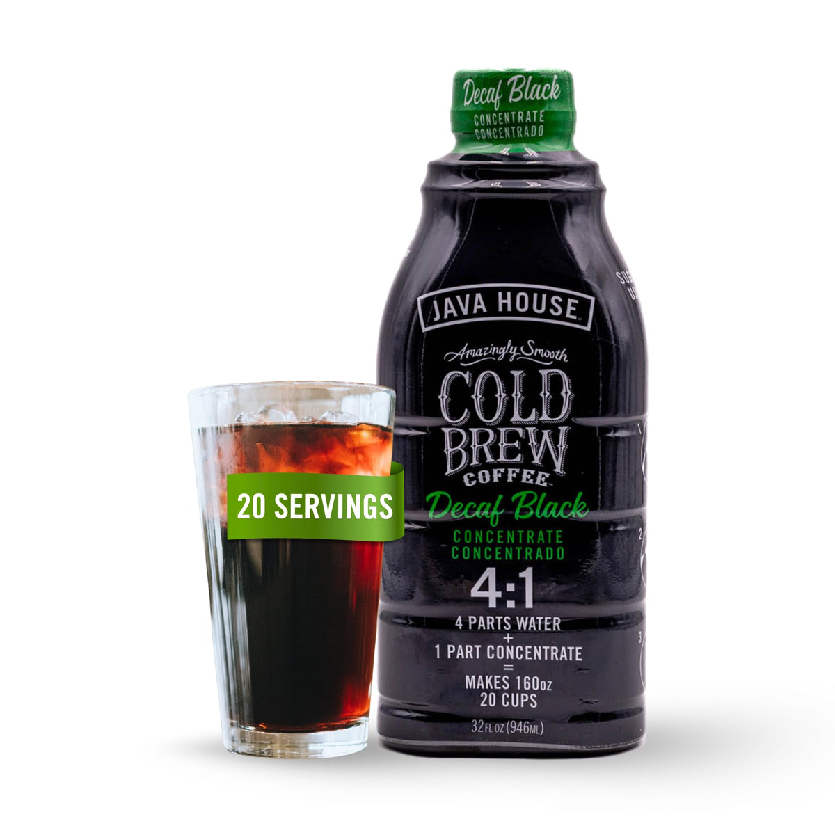 Java House cold brew concentrate bottle ready for quick at-home coffee