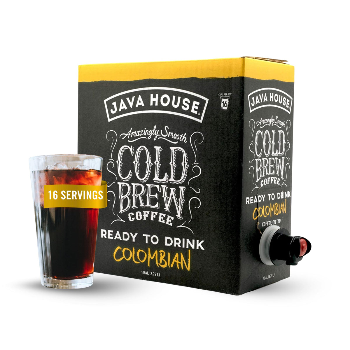 Java House Cold Brew On Tap box ready-to-drink convenience.