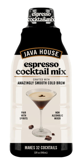 Java House cold brew pour—smooth base for quick cocktails.