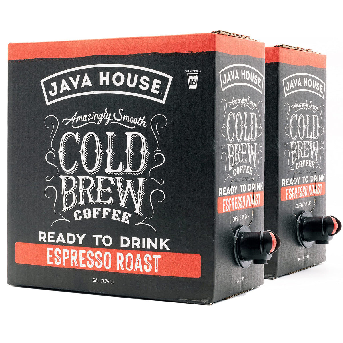Java House Cold Brew Tap Pack 2—easy pour for quick mornings.