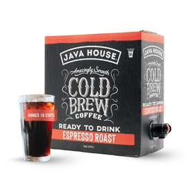 Java House dark roast cold brew on tap pour highlights bold espresso notes for busy kitchens