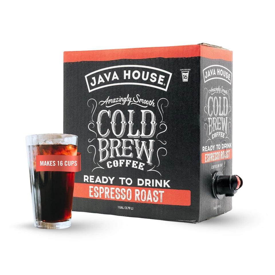 Java House dark roast cold brew on tap pour highlights bold espresso notes for busy kitchens