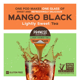 Promise Tea contains 30-50 mg caffeine per serving for a light lift