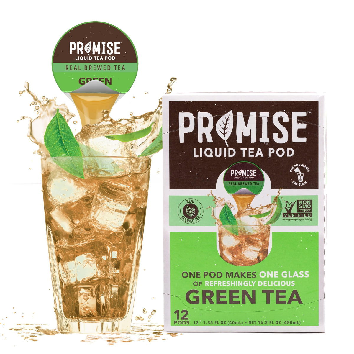 Java House Promise Tea green tea pod delivers a clean, refreshing cold brew on the go.