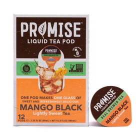 Java House Promise Tea mango flavor pod highlighting crisp notes