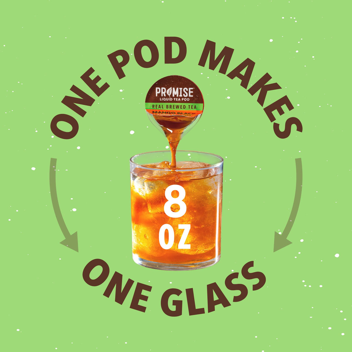 Peel-and-pour pod ready to brew a fresh cup anywhere