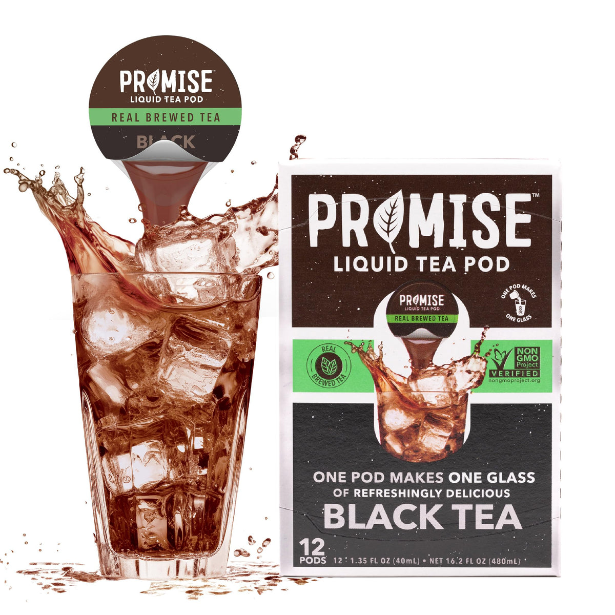 Java House Promise Tea pod closeup highlighting single-serve ease and eco packaging