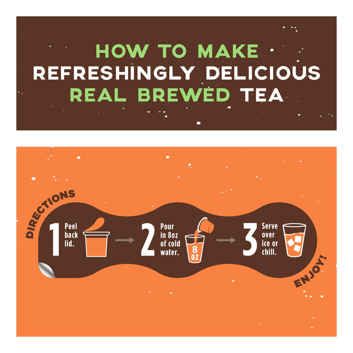 Travel-ready Promise Tea pod fits into bags for on-the-go refreshment