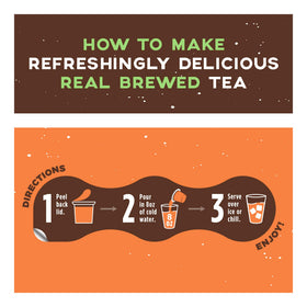 Travel-ready Promise Tea pod fits into bags for on-the-go refreshment