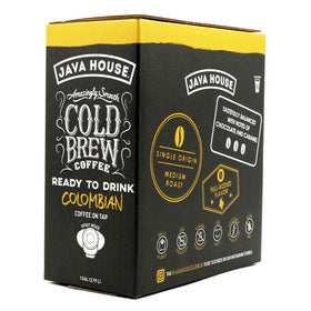 Java House Shelf-stable box shown for room-temperature storage.