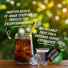 Java House travel-friendly packaging shown for on-the-go brewing.