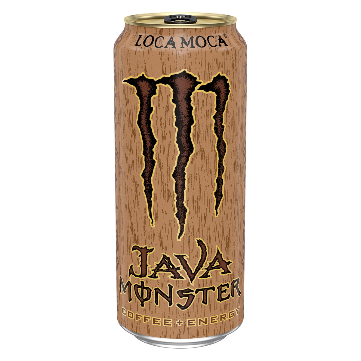 Close up mocha swirl on Java Monster Loca Moca highlighting flavor