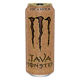 Close up mocha swirl on Java Monster Loca Moca highlighting flavor