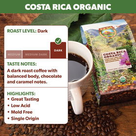 Java Planet dark roast coffee beans for a bold, smooth cup.