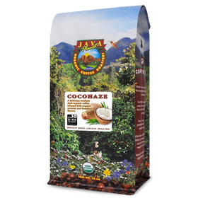 Java Planet low-acid coconut hazelnut beans ready for a smooth morning