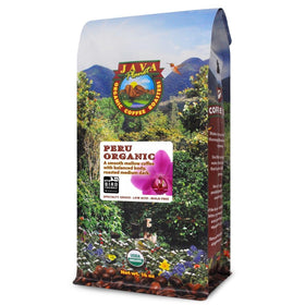 Java Planet low acid organic coffee bag showing smooth aroma for daily brew