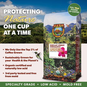 Whole bean packaging preserves freshness for drip, pour-over, or espresso.