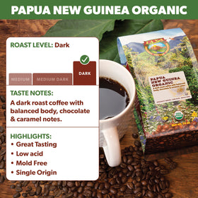 Java Planet whole bean packaging, preserves freshness for any grinder