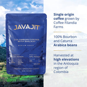 Javajit minerals and fulvic acid panel highlights supporting trace minerals.