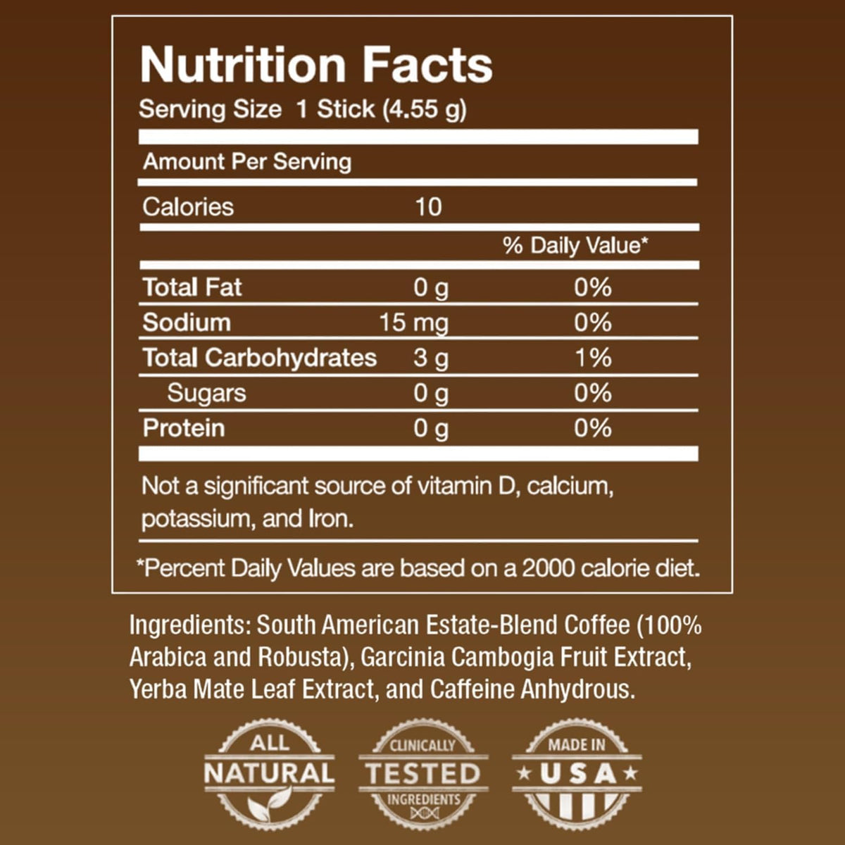 Javita Burn + Control serving suggestion with measured portion cue for focus.