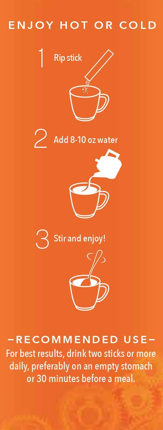 Javita quick-mix dissolving in water for instant usability.