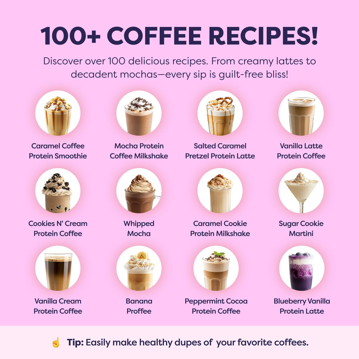 Javvy caffeine badge notes 80 mg per serving for morning alertness.