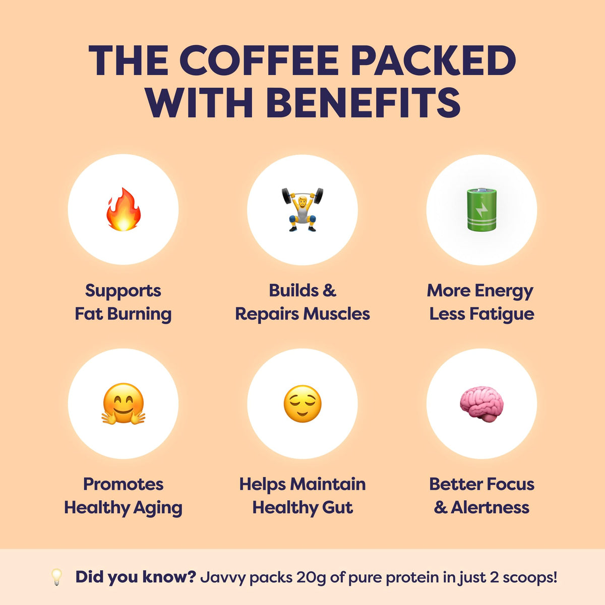Refreshing Javvy Caramel Protein Iced Coffee in a glass with ice.