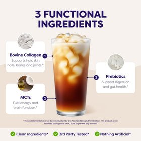 Javvy Coconut MCT oil pouring showing energy-boosting fat for mornings