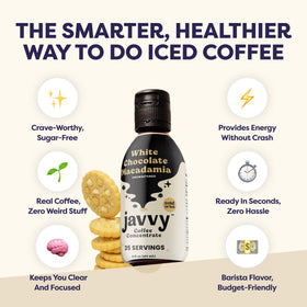 Javvy caffeine teaspoon measures customizable strength and flavor control