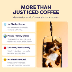 Javvy caramel flavor concentrate adds rich sweetness.