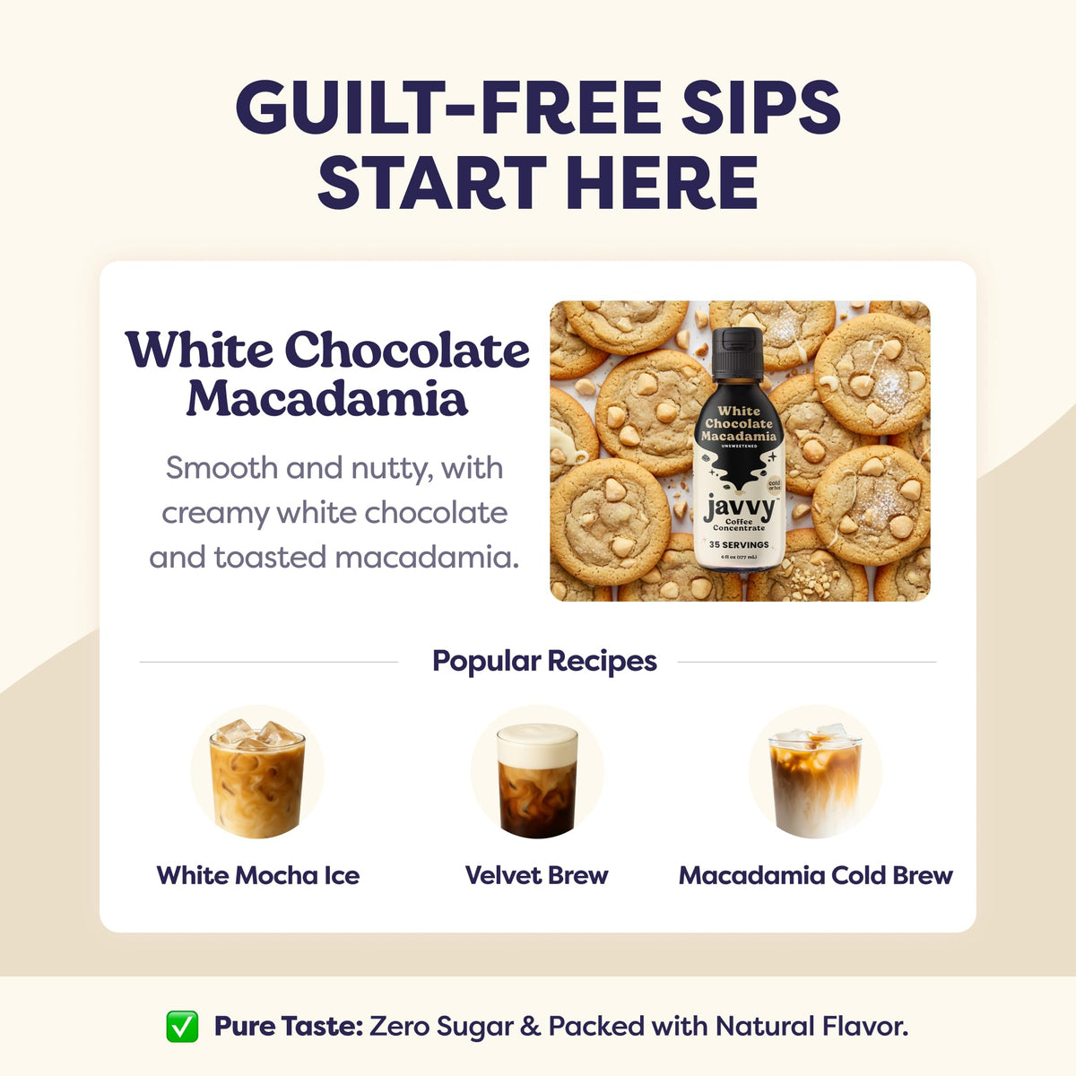 Javvy iced coffee glass showcasing refreshing cold brew option