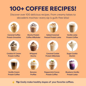 Javvy instant protein coffee packets for travel