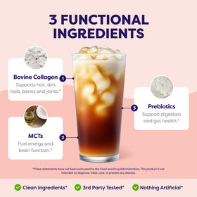 Javvy keto-friendly creamer offers no sugar while supporting hair, nails, and skin.