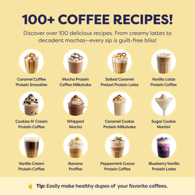 Javvy Original Protein Iced Coffee swirling texture indicating creamy mouthfeel