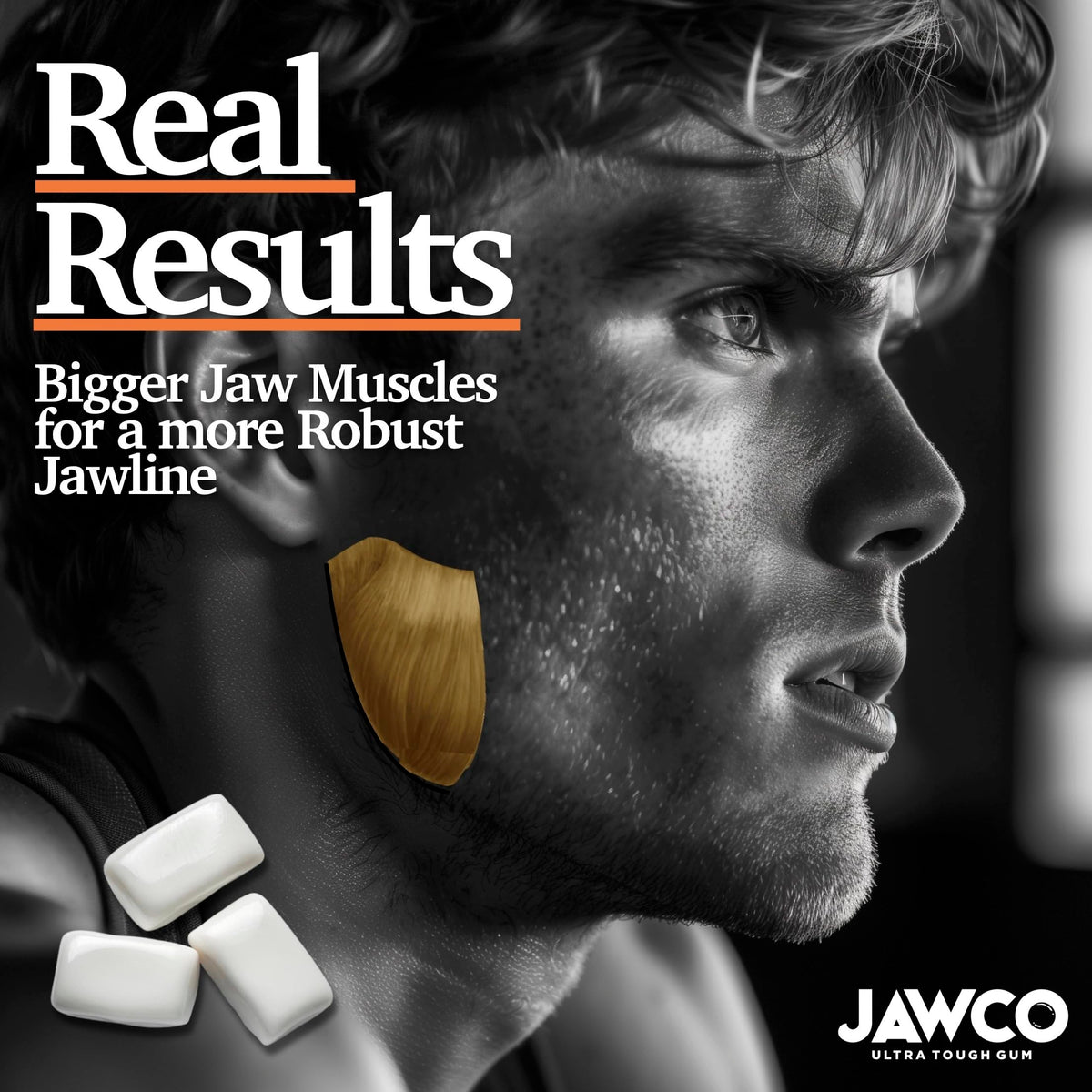 Compact JAWCO pack on shelf emphasizes travel-friendly facial fitness.