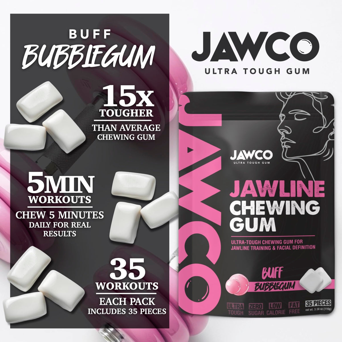 Jawco daily jaw training visual session shows practical usage.