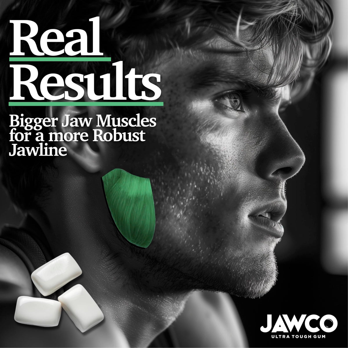 JAWCO usage visual hints at jawline contour potential