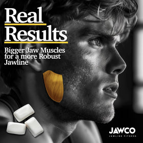 JAWCO natural mastication design close-up shows natural chewing pattern