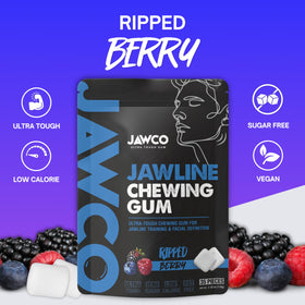 JAWCO strong chew close-up highlighting dense texture for jaw strength